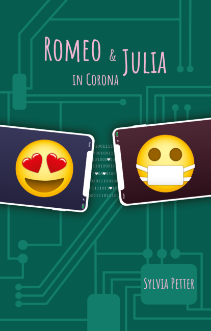Cover der zweisprachigen Kurzgeschichte "Romeo & Julia in Corona" (ISBN: 978-3-9504998-4-1)